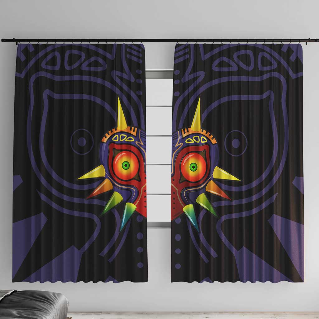 Majora’s Mask Zelda Window Curtain Abtract Style