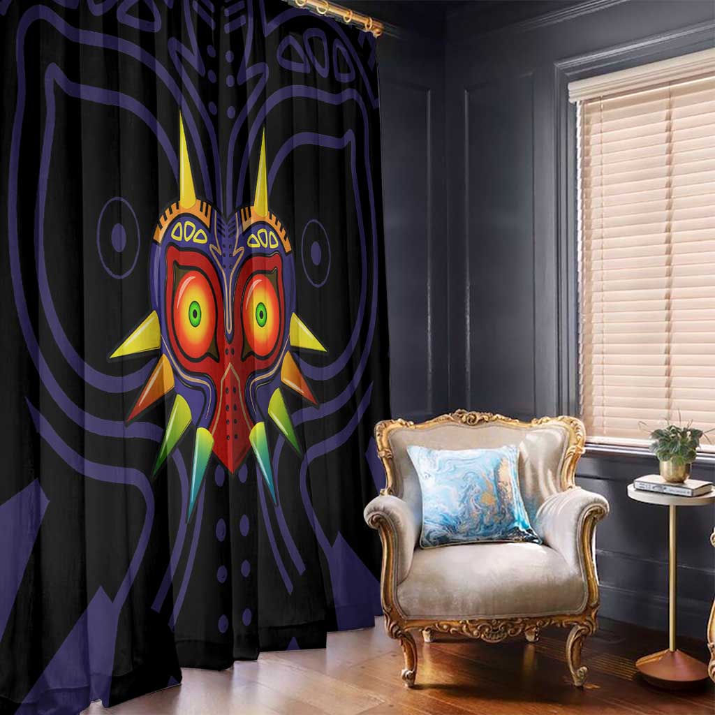 Majora’s Mask Zelda Window Curtain Abtract Style