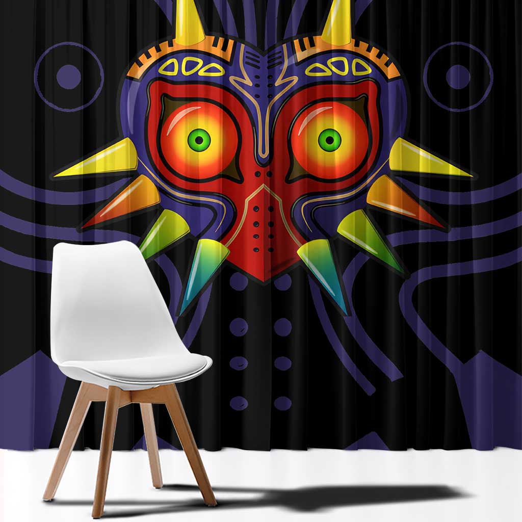 Majora’s Mask Zelda Window Curtain Abtract Style