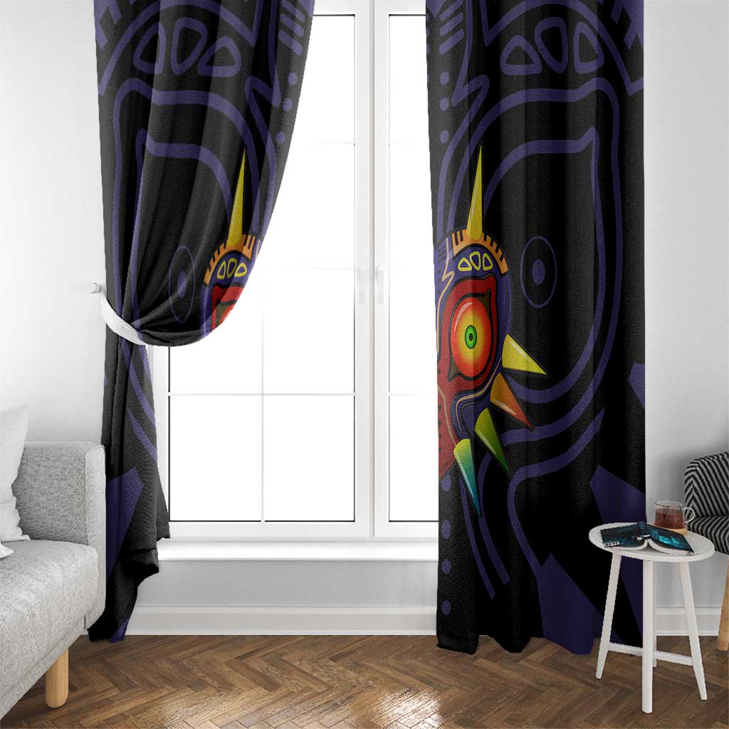Majora’s Mask Zelda Window Curtain Abtract Style