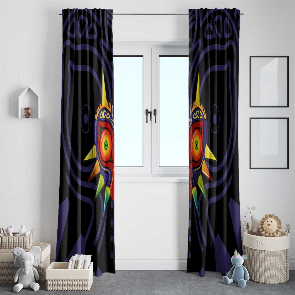 Majora’s Mask Zelda Window Curtain Abtract Style