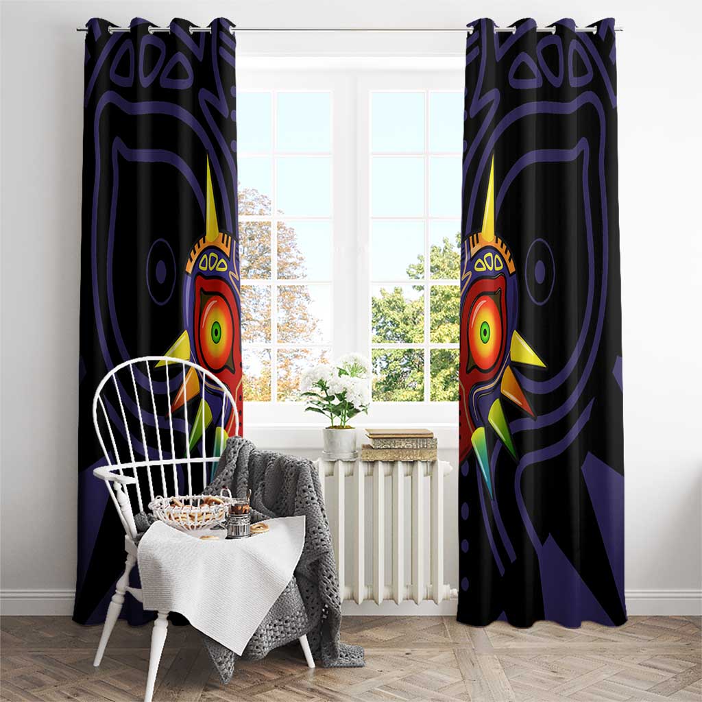 Majora’s Mask Zelda Window Curtain Abtract Style