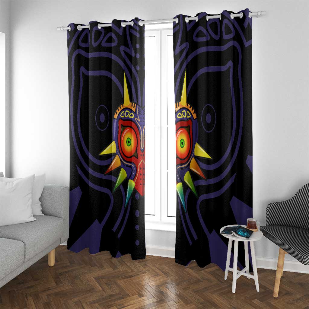 Majora’s Mask Zelda Window Curtain Abtract Style