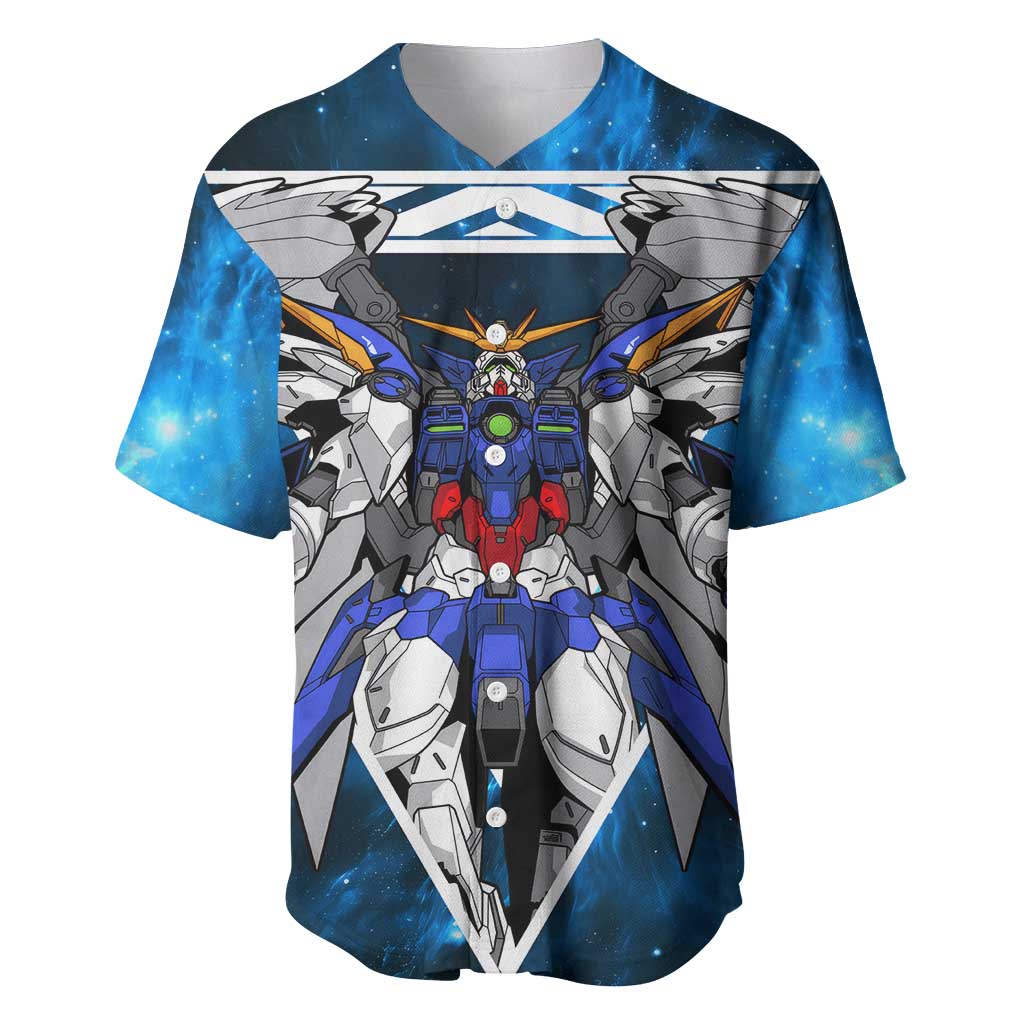 Wing Zero Gundam Baseball Jersey Anime Style