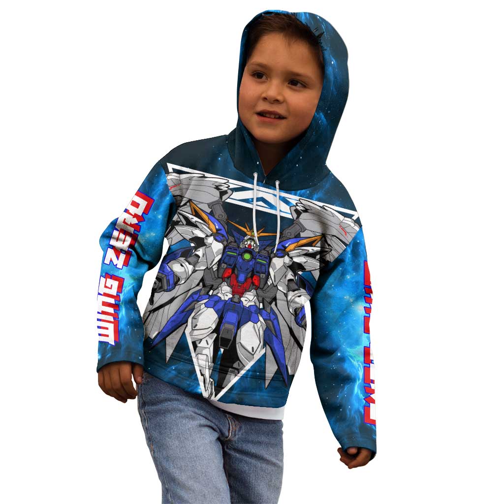 Wing Zero Gundam Kid Hoodie Anime Style