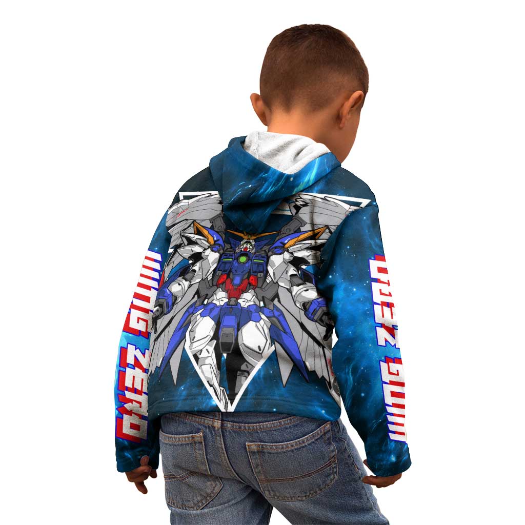 Wing Zero Gundam Kid Hoodie Anime Style