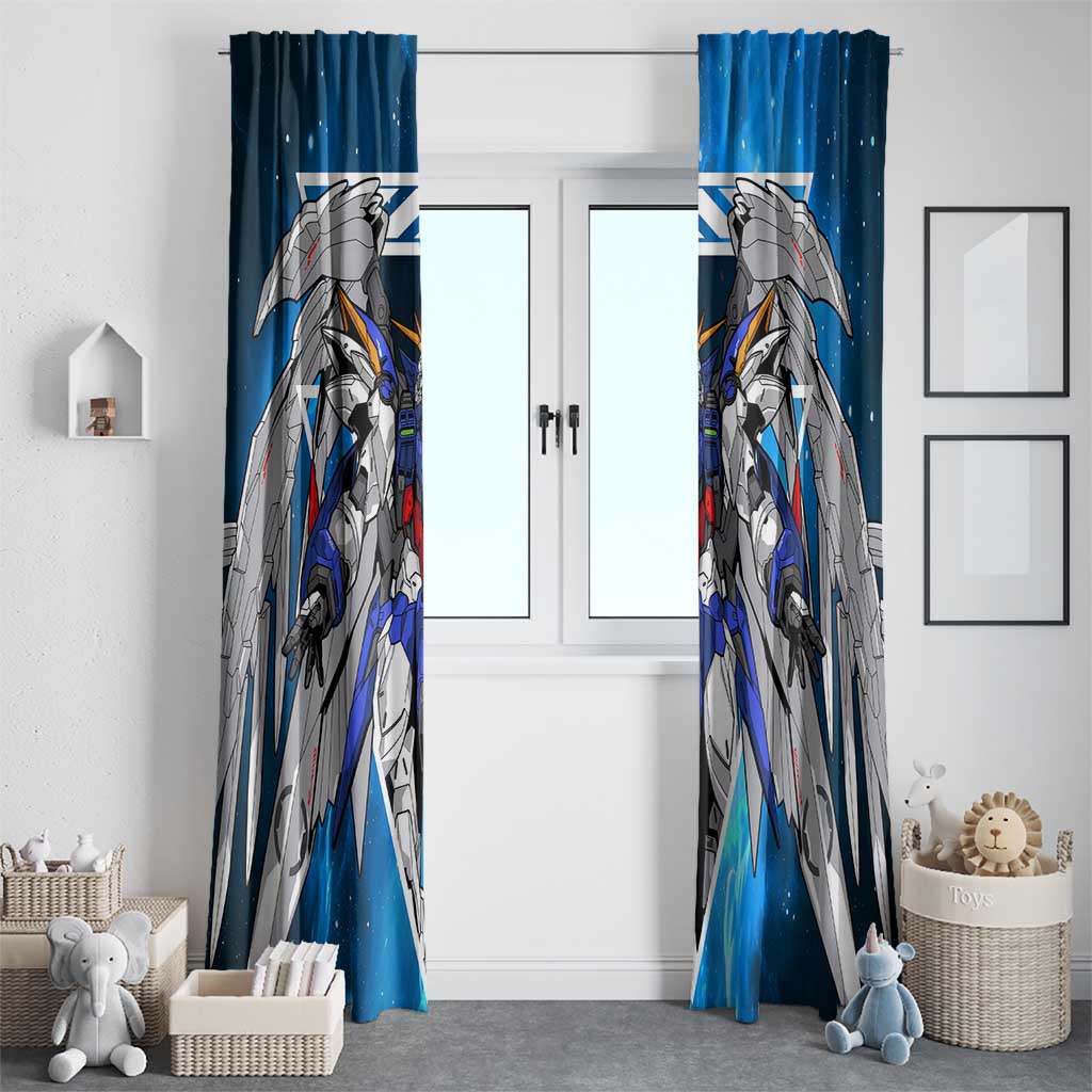 Wing Zero Gundam Window Curtain Anime Style