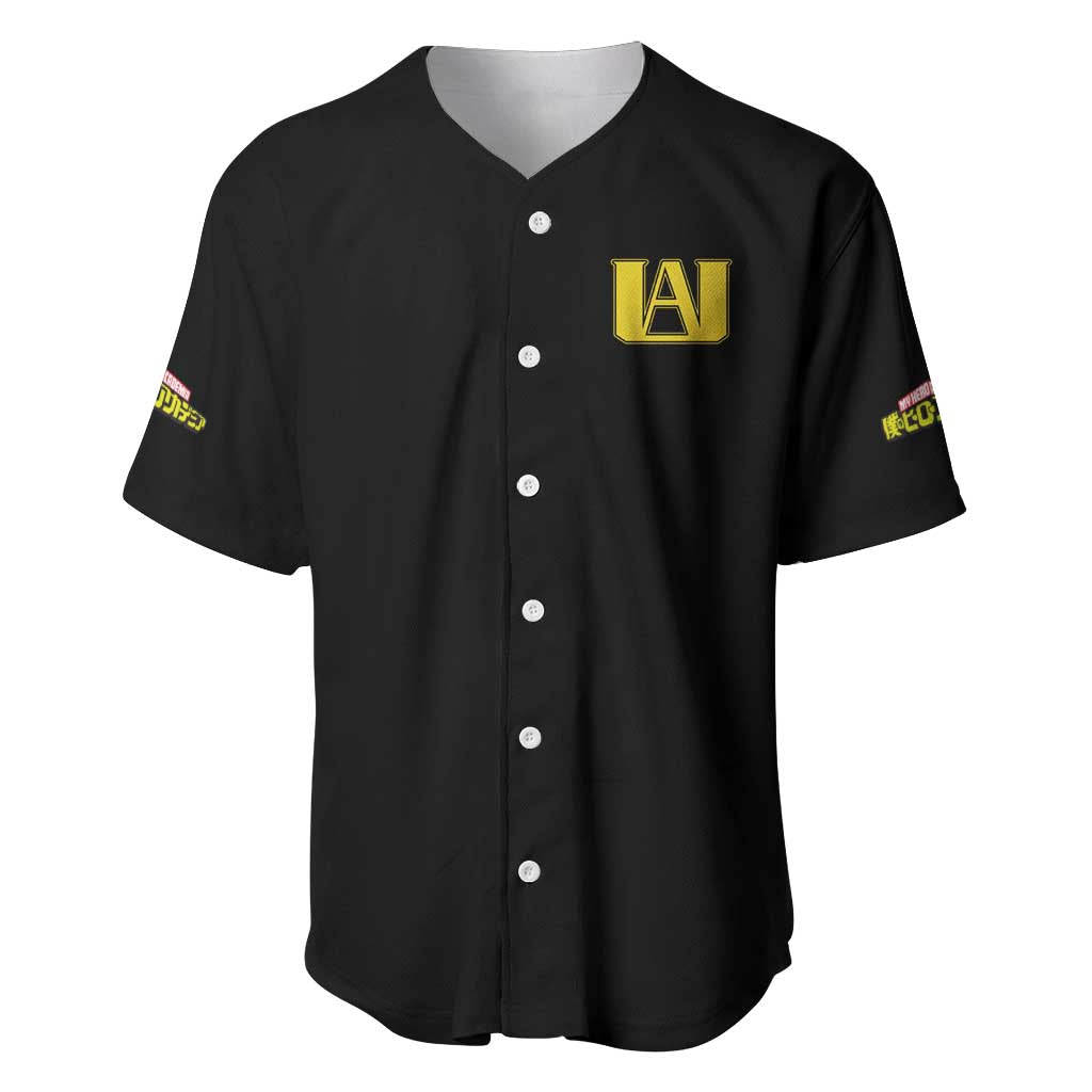 Katsuki Bakugo My Hero Academia Baseball Jersey Anime Style