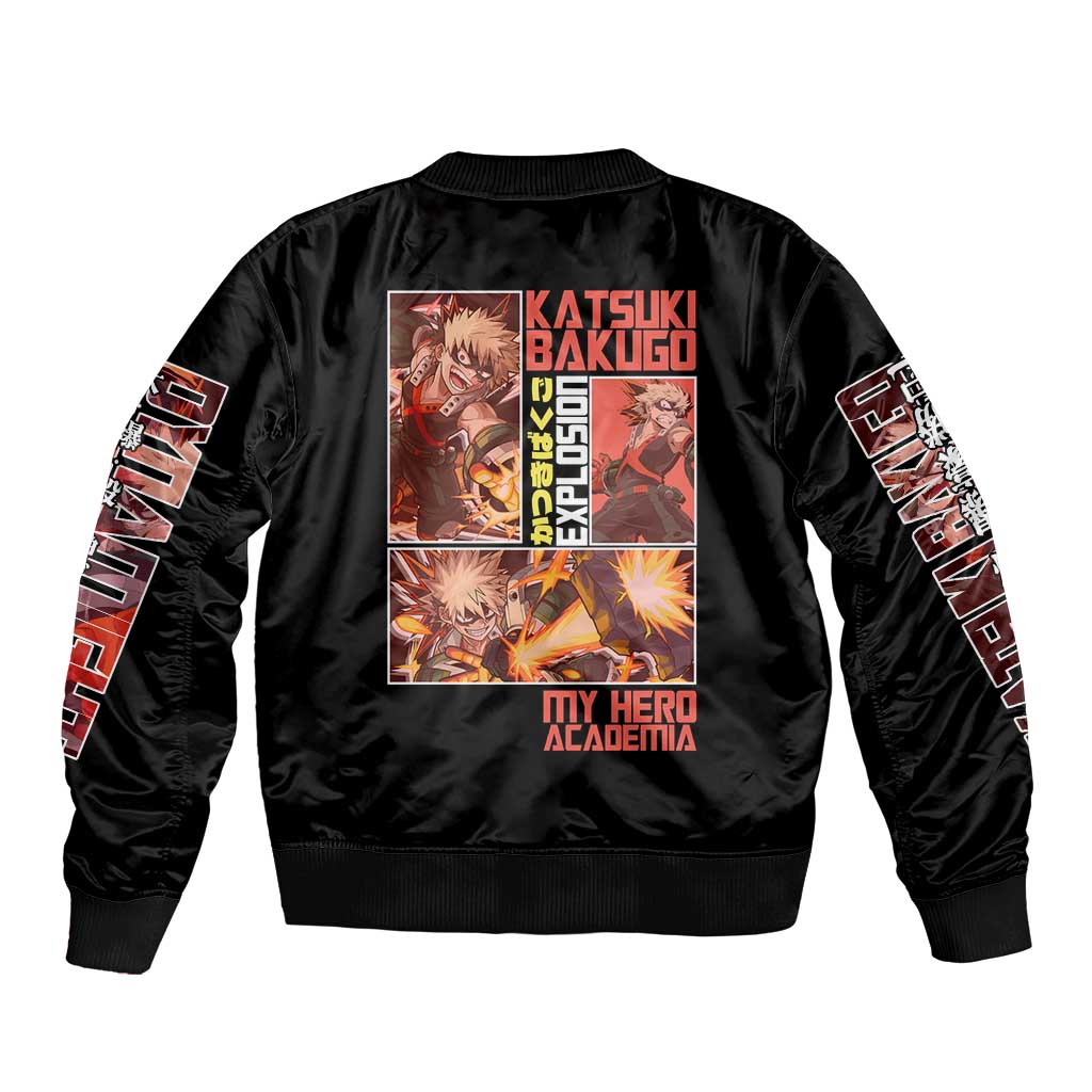 Katsuki Bakugo My Hero Academia Bomber Jacket Anime Style