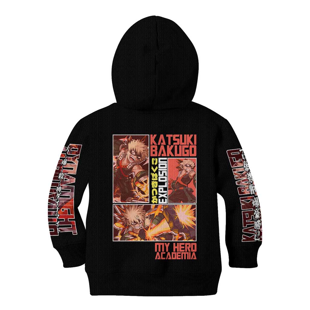 Katsuki Bakugo My Hero Academia Kid Hoodie Anime Style