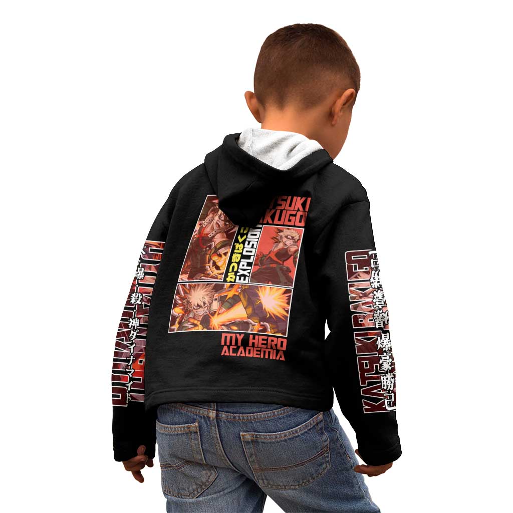 Katsuki Bakugo My Hero Academia Kid Hoodie Anime Style