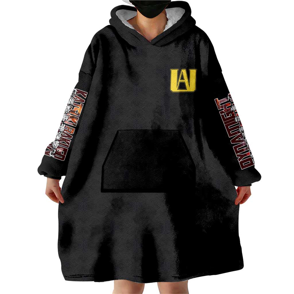 Katsuki Bakugo My Hero Academia Wearable Blanket Hoodie Anime Style