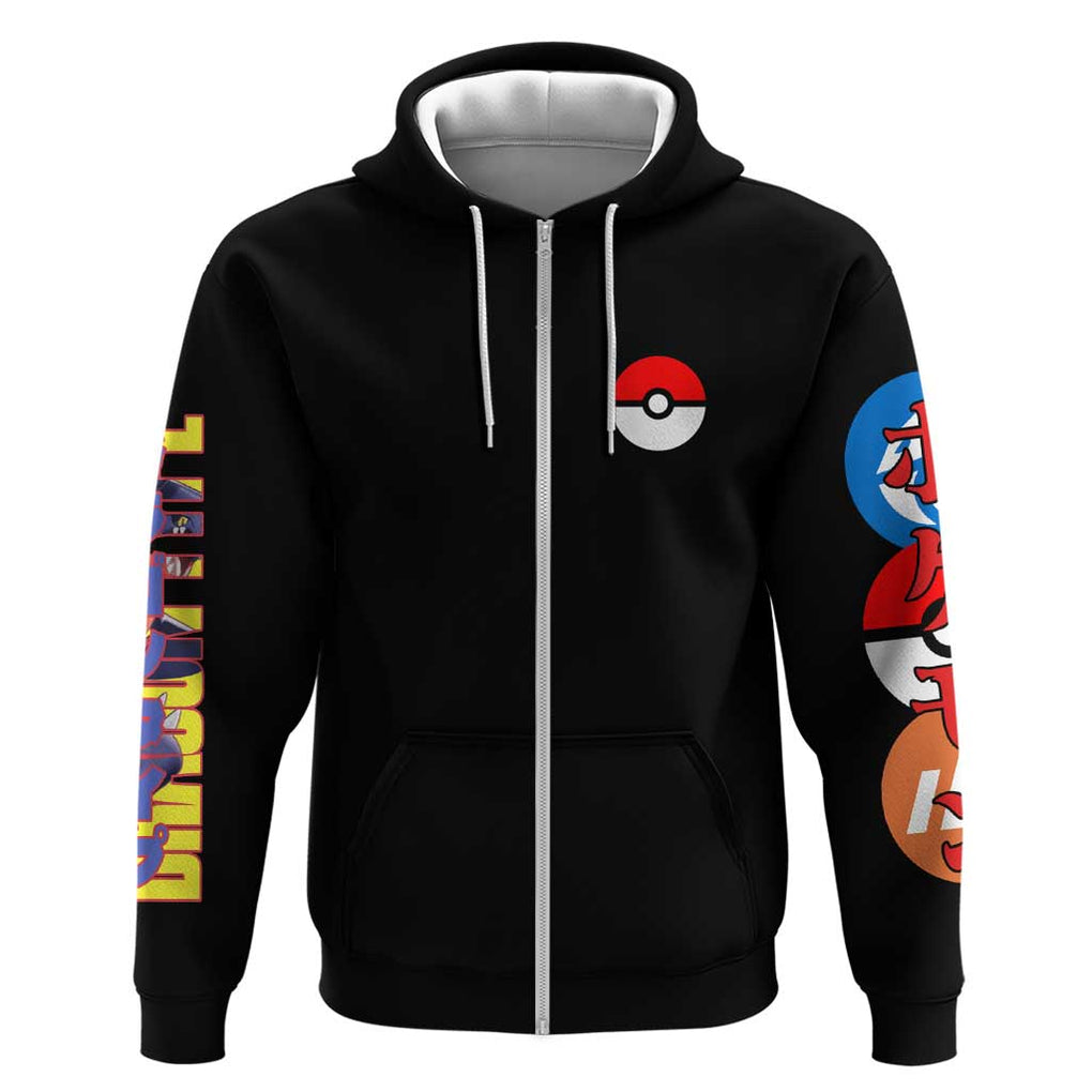 Garchomp Poke Hoodie Anime Style