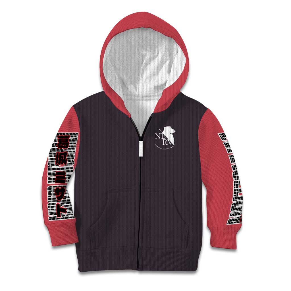 Misato Katsuragi Neon Genesis Evangelion Kid Hoodie Anime Style
