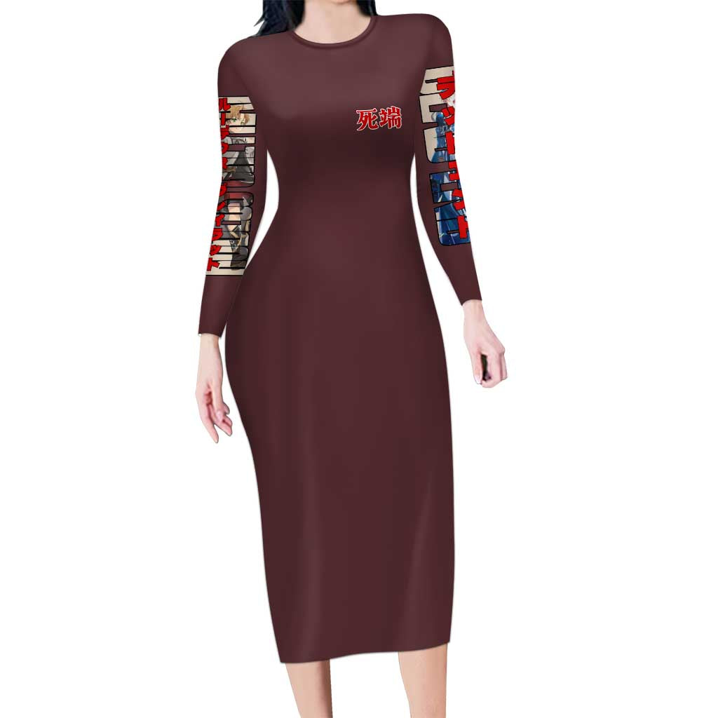 Rudeus Greyrat Mushoku Tensei Long Sleeve Bodycon Dress Anime Style