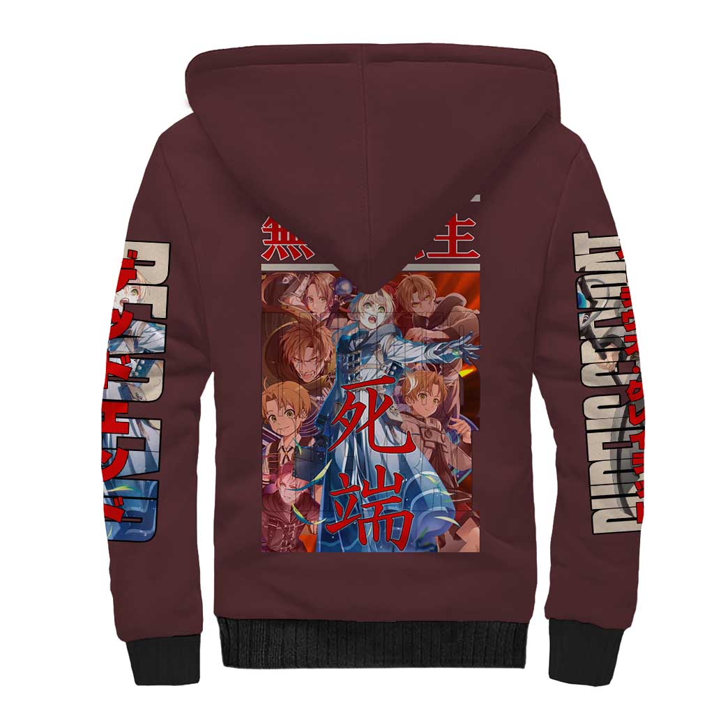 Rudeus Greyrat Mushoku Tensei Sherpa Hoodie Anime Style