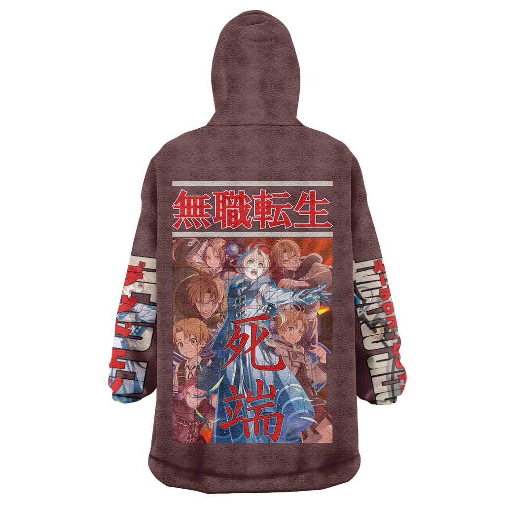 Rudeus Greyrat Mushoku Tensei Wearable Blanket Hoodie Anime Style