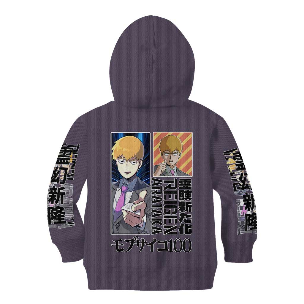Reigen Arataka Mob Psycho 100 Kid Hoodie Anime Style