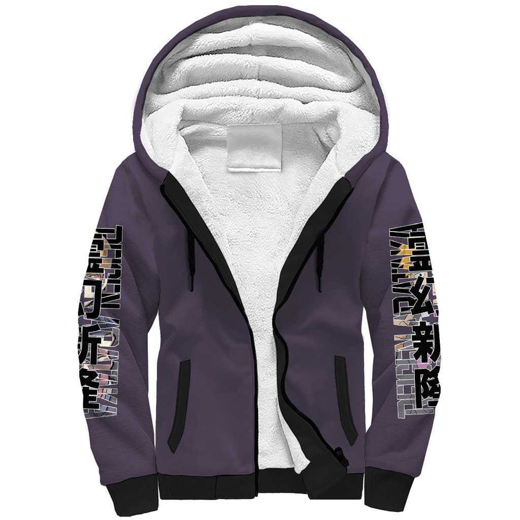 Reigen Arataka Mob Psycho 100 Sherpa Hoodie Anime Style