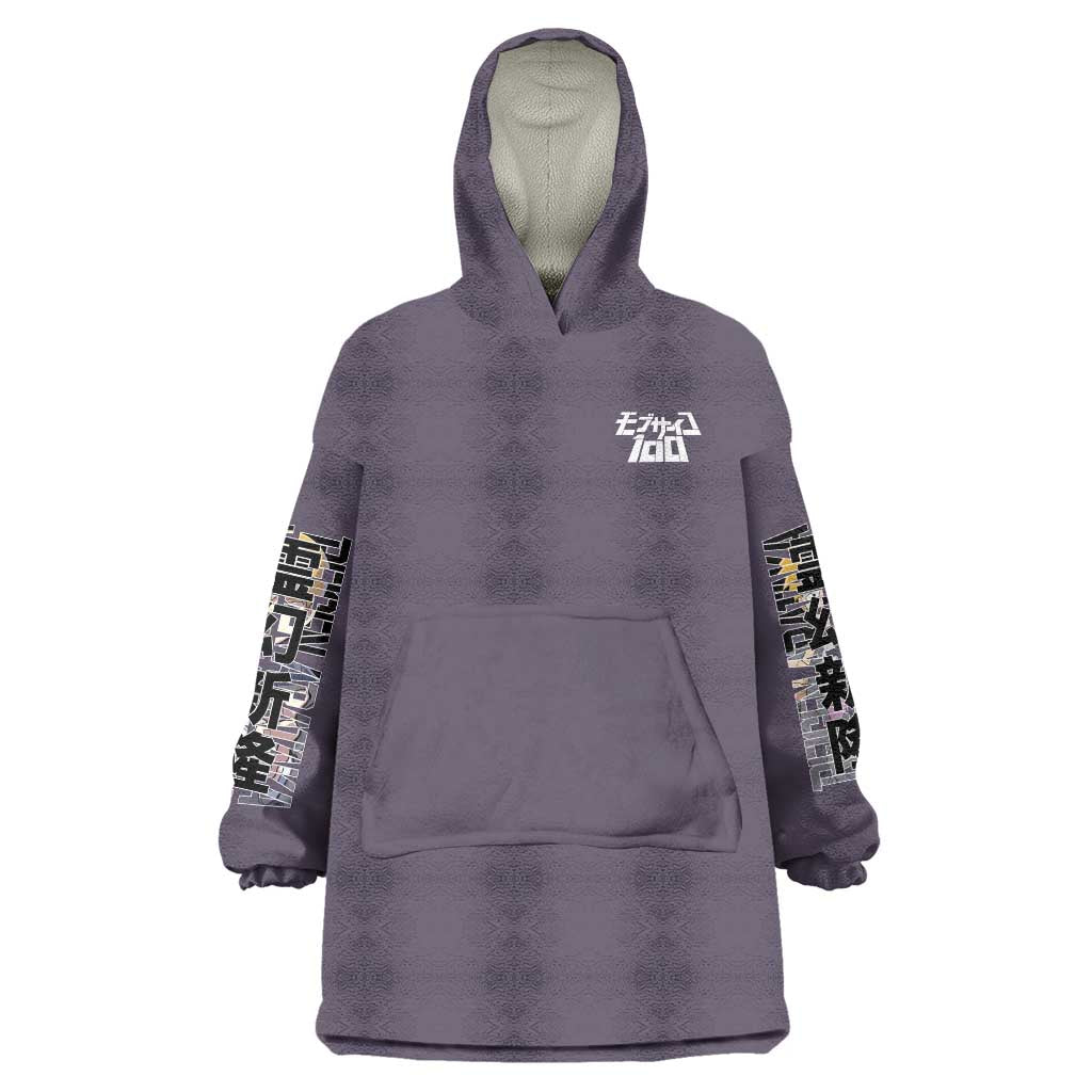 Reigen Arataka Mob Psycho 100 Wearable Blanket Hoodie Anime Style