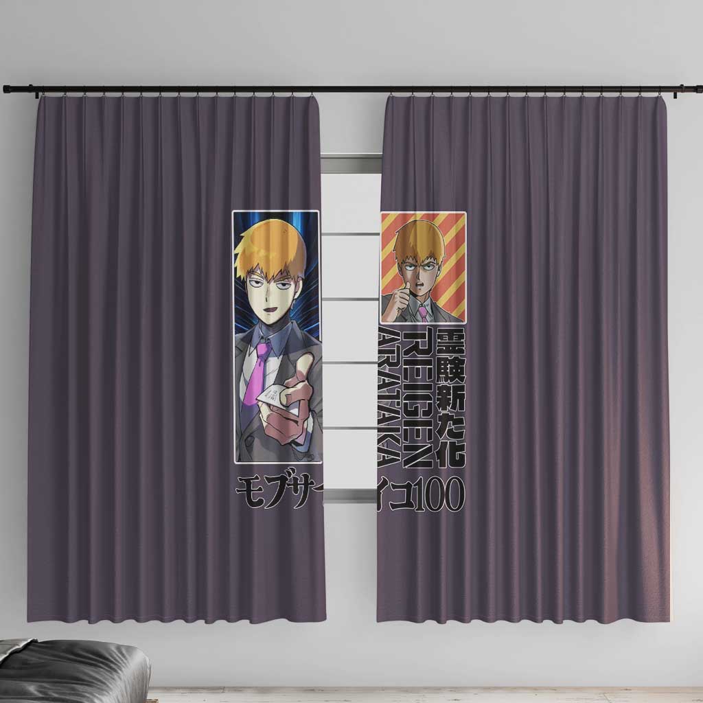 Reigen Arataka Mob Psycho 100 Window Curtain Anime Style