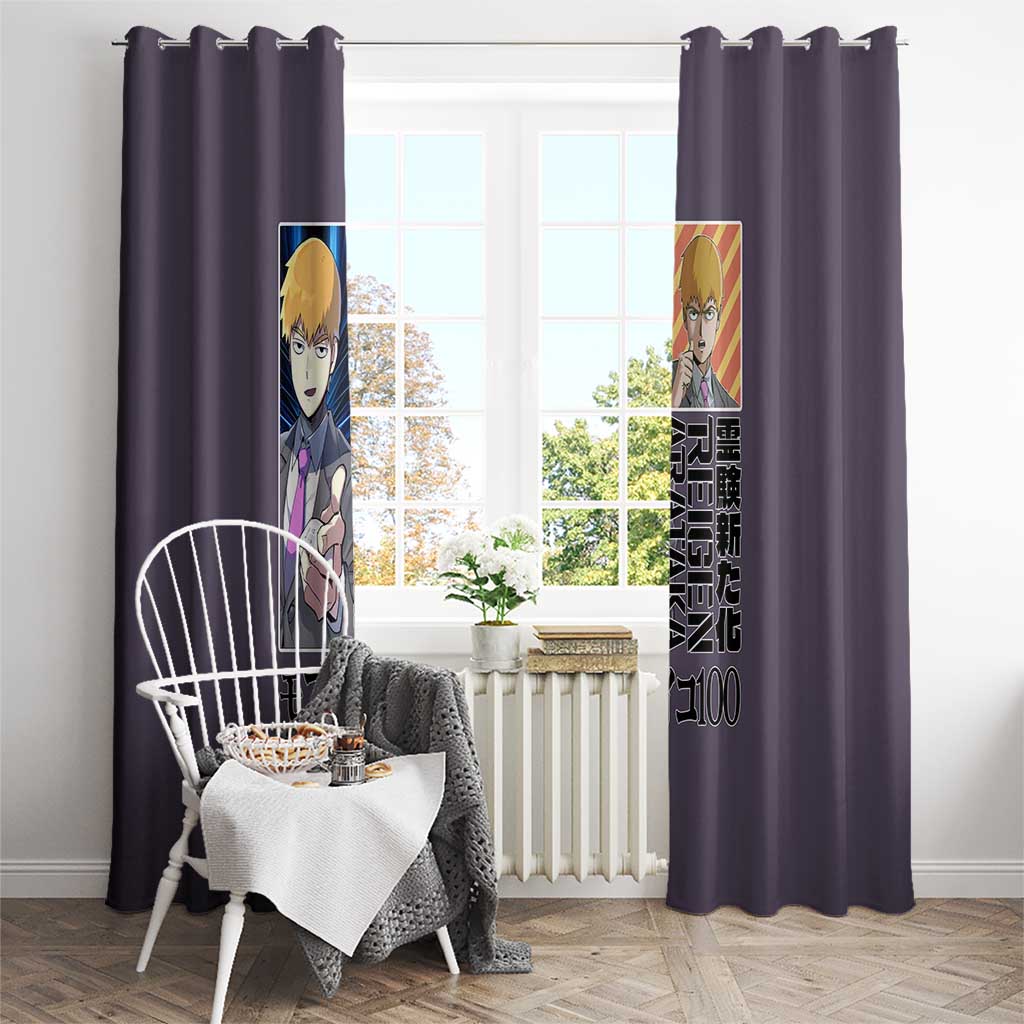 Reigen Arataka Mob Psycho 100 Window Curtain Anime Style