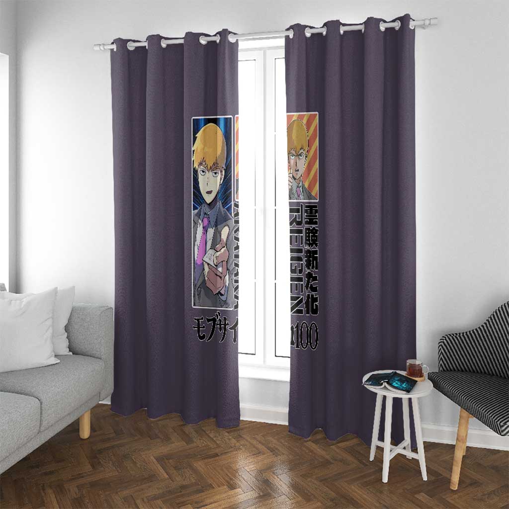 Reigen Arataka Mob Psycho 100 Window Curtain Anime Style