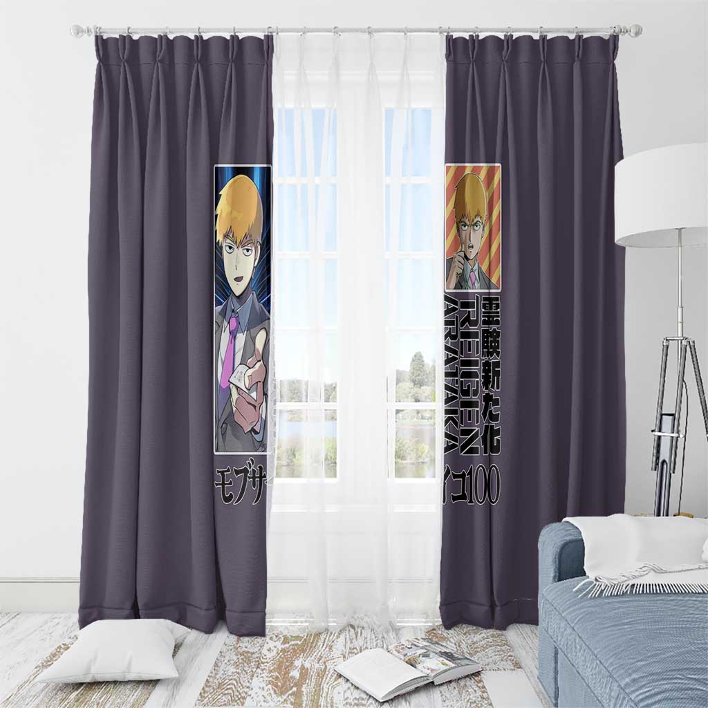 Reigen Arataka Mob Psycho 100 Window Curtain Anime Style