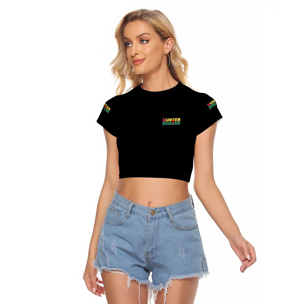 Kurapika Hunter x Hunter Raglan Cropped T Shirt Anime Style
