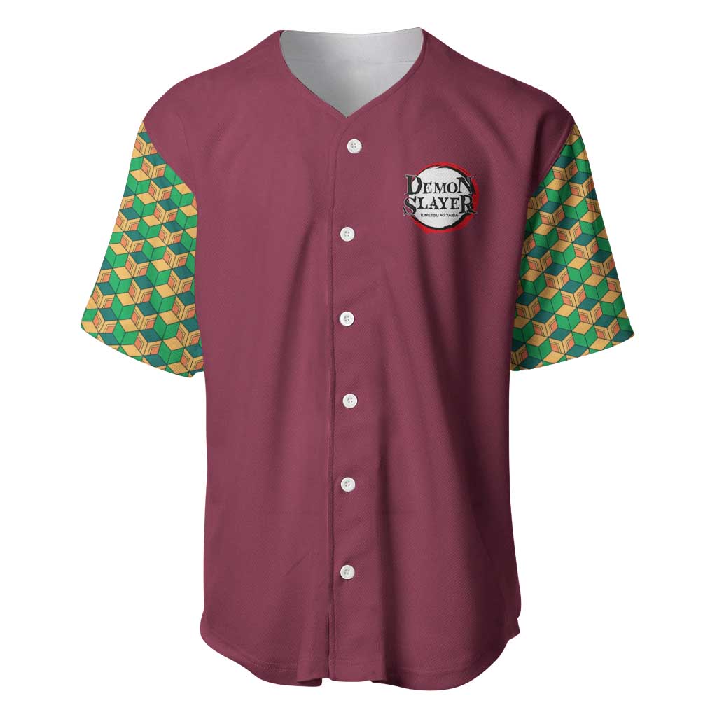 Tomioka Giyu Demon Slayer Baseball Jersey Anime Style