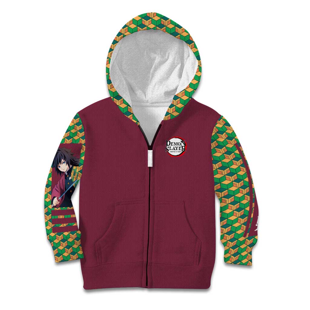 Tomioka Giyu Demon Slayer Kid Hoodie Anime Style