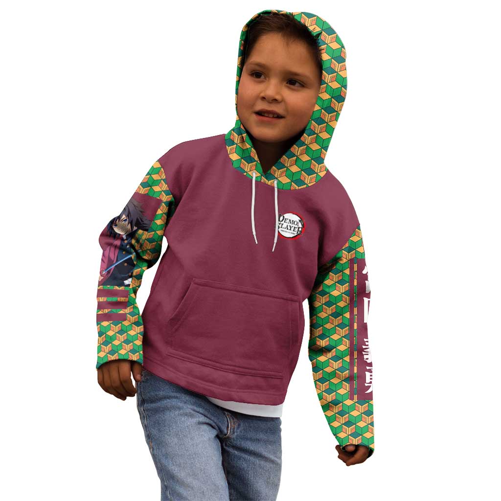Tomioka Giyu Demon Slayer Kid Hoodie Anime Style