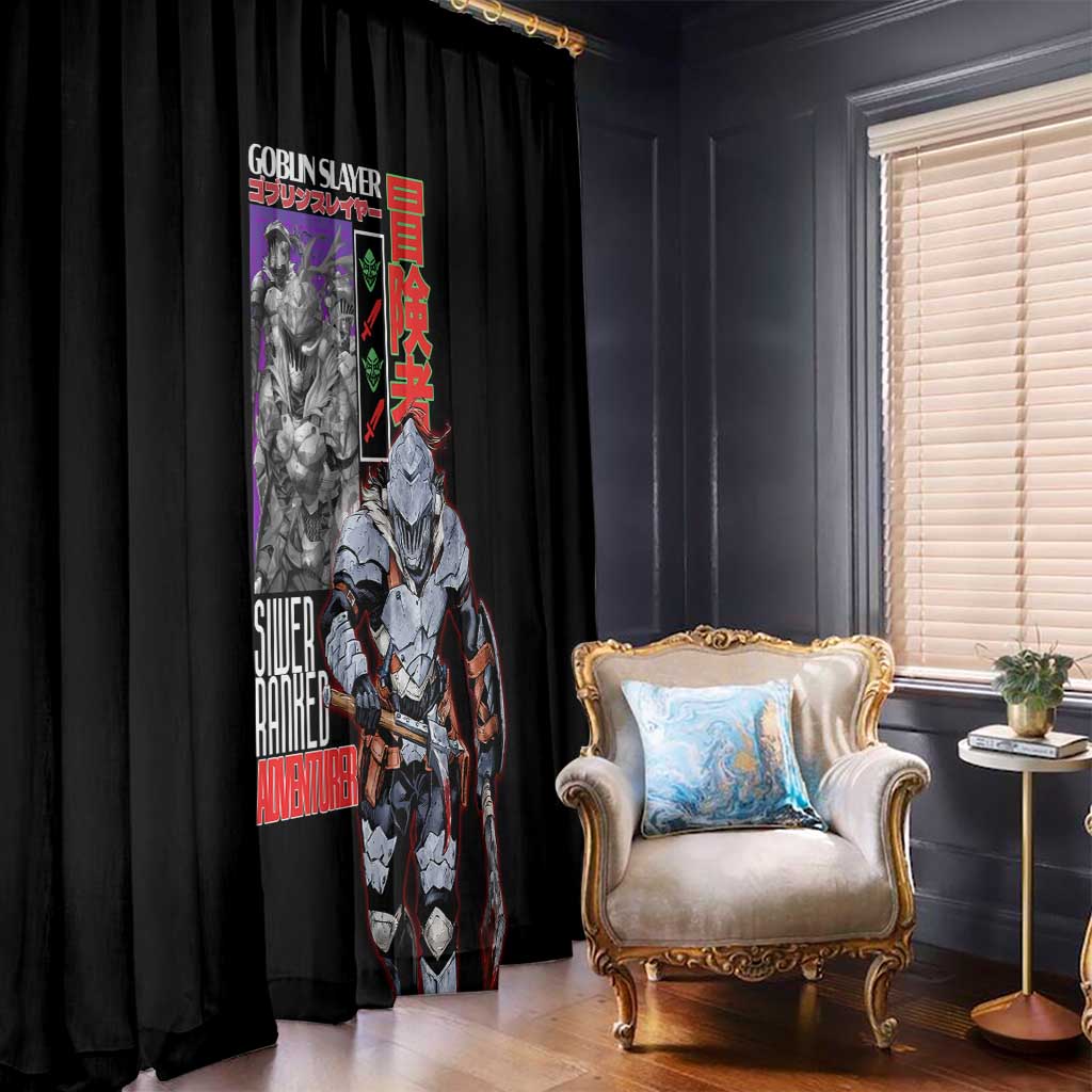 Goblin Slayer Window Curtain Anime Style
