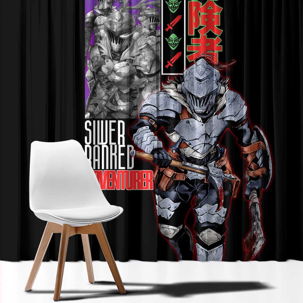 Goblin Slayer Window Curtain Anime Style