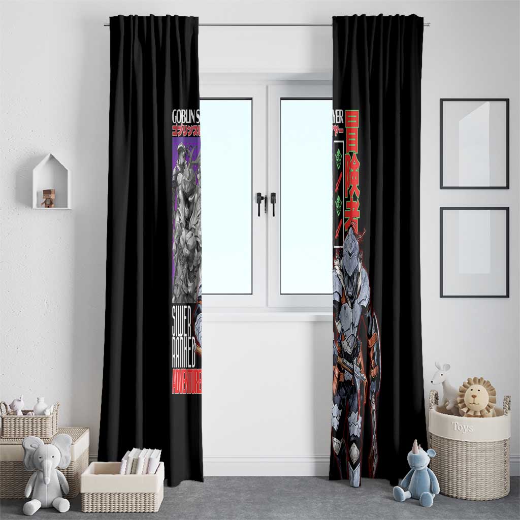 Goblin Slayer Window Curtain Anime Style