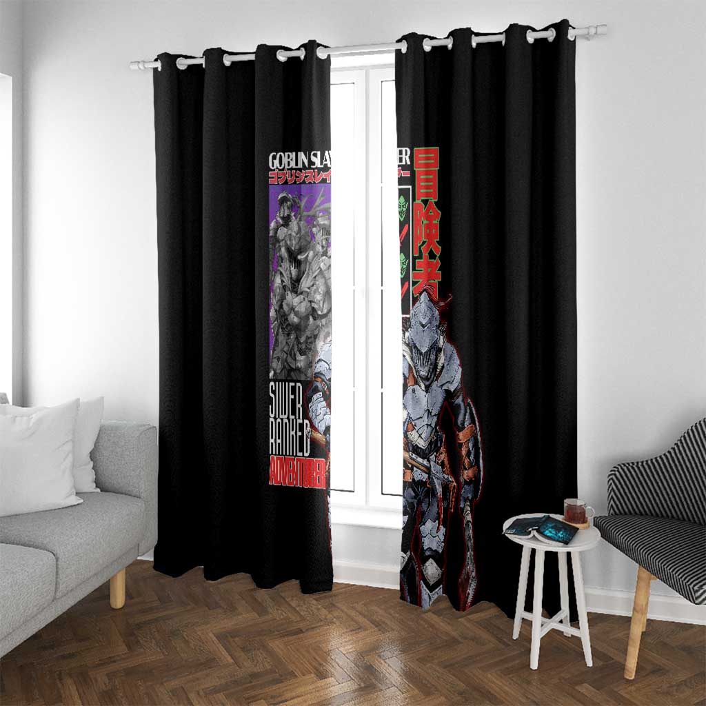 Goblin Slayer Window Curtain Anime Style