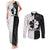 Five Leaf Clover Black Clover Couples Matching Tank Maxi Dress and Long Sleeve Button Shirt Anime Grunge Style