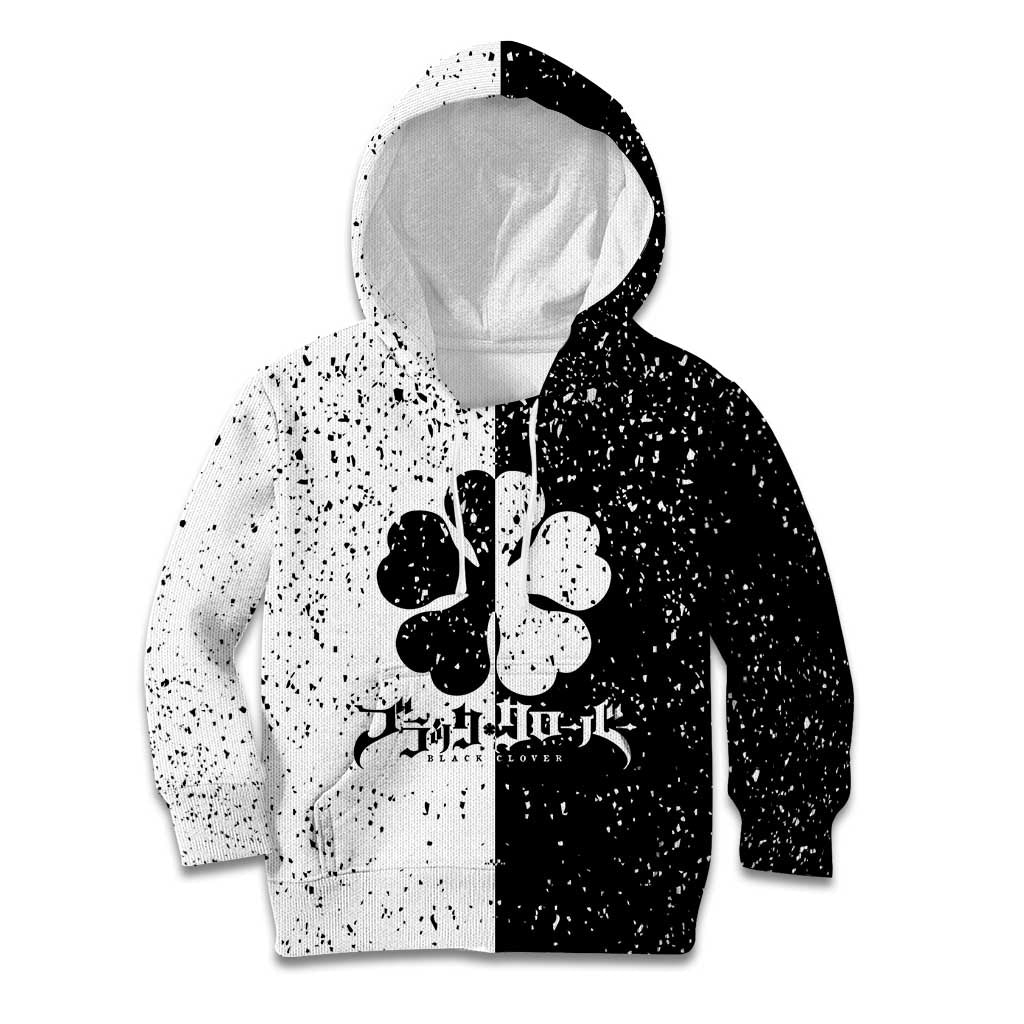 Five Leaf Clover Black Clover Kid Hoodie Anime Grunge Style