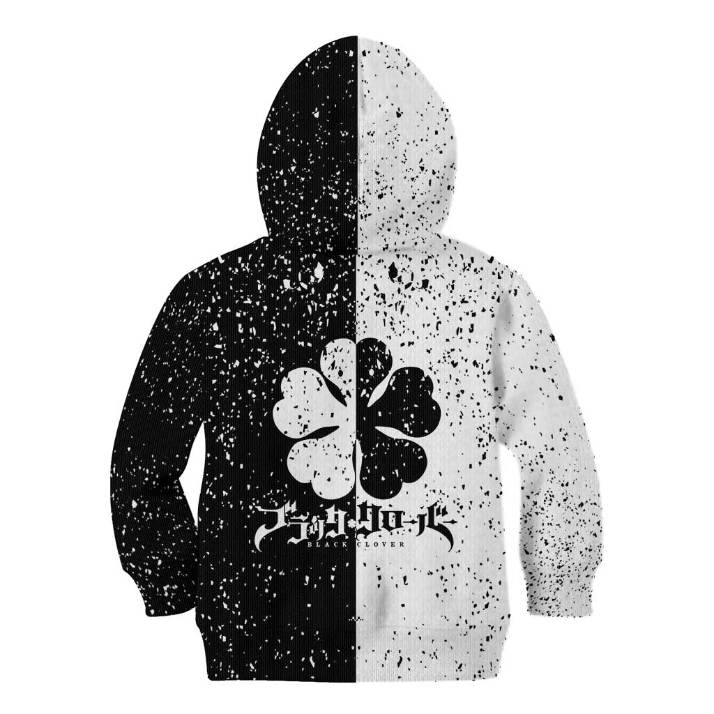 Five Leaf Clover Black Clover Kid Hoodie Anime Grunge Style