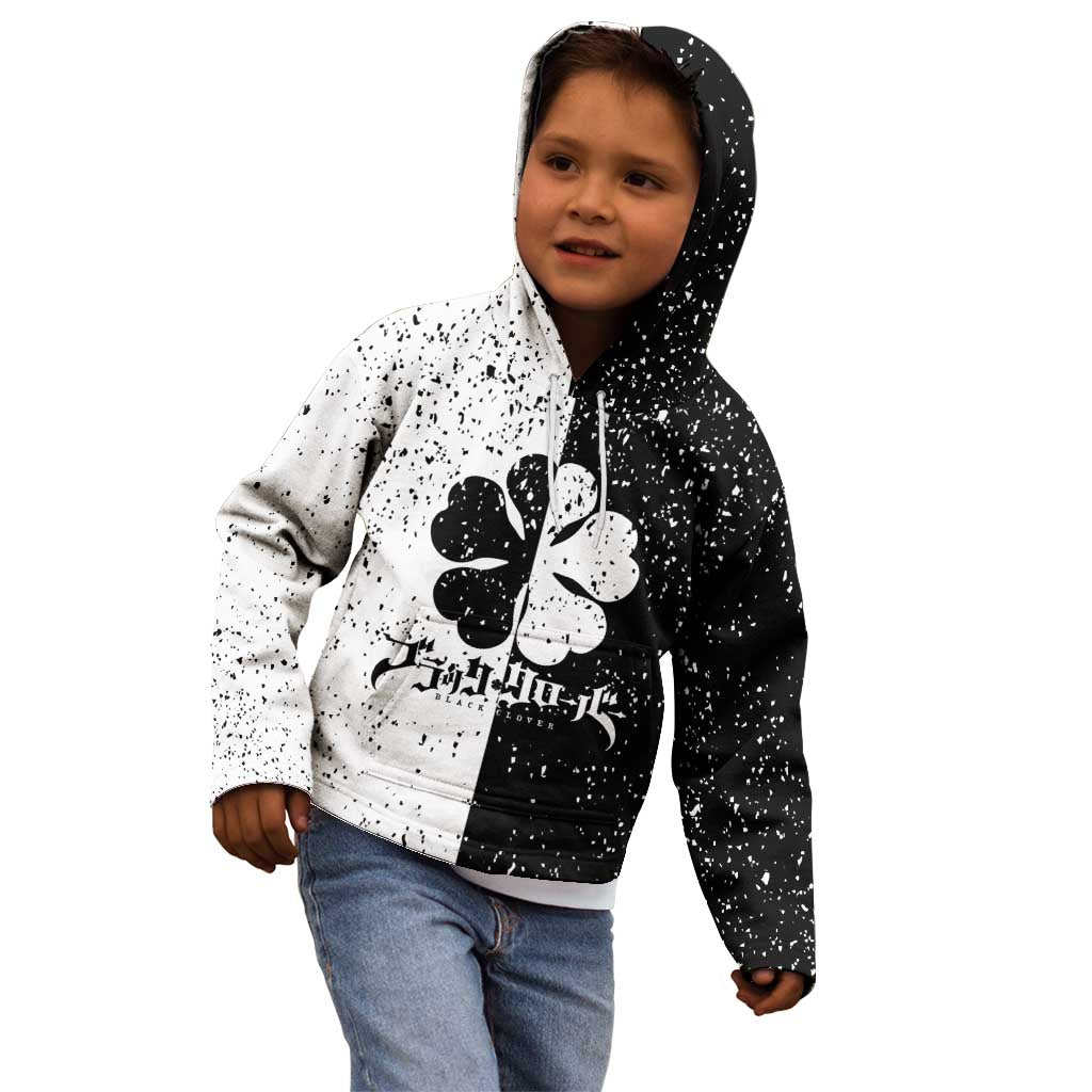 Five Leaf Clover Black Clover Kid Hoodie Anime Grunge Style