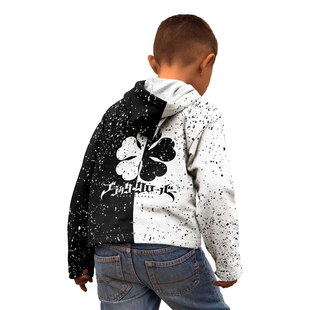 Five Leaf Clover Black Clover Kid Hoodie Anime Grunge Style