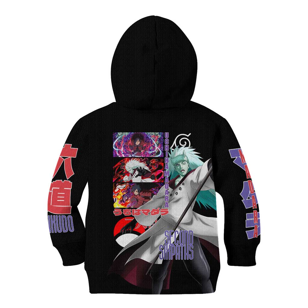 Uchiha Madara V2 Naruto Kid Hoodie Anime Style
