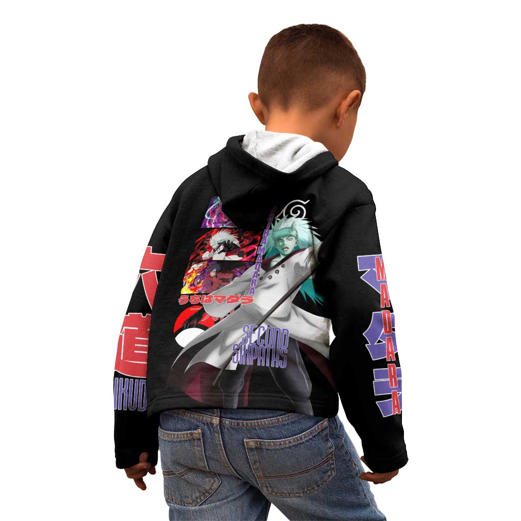 Uchiha Madara V2 Naruto Kid Hoodie Anime Style