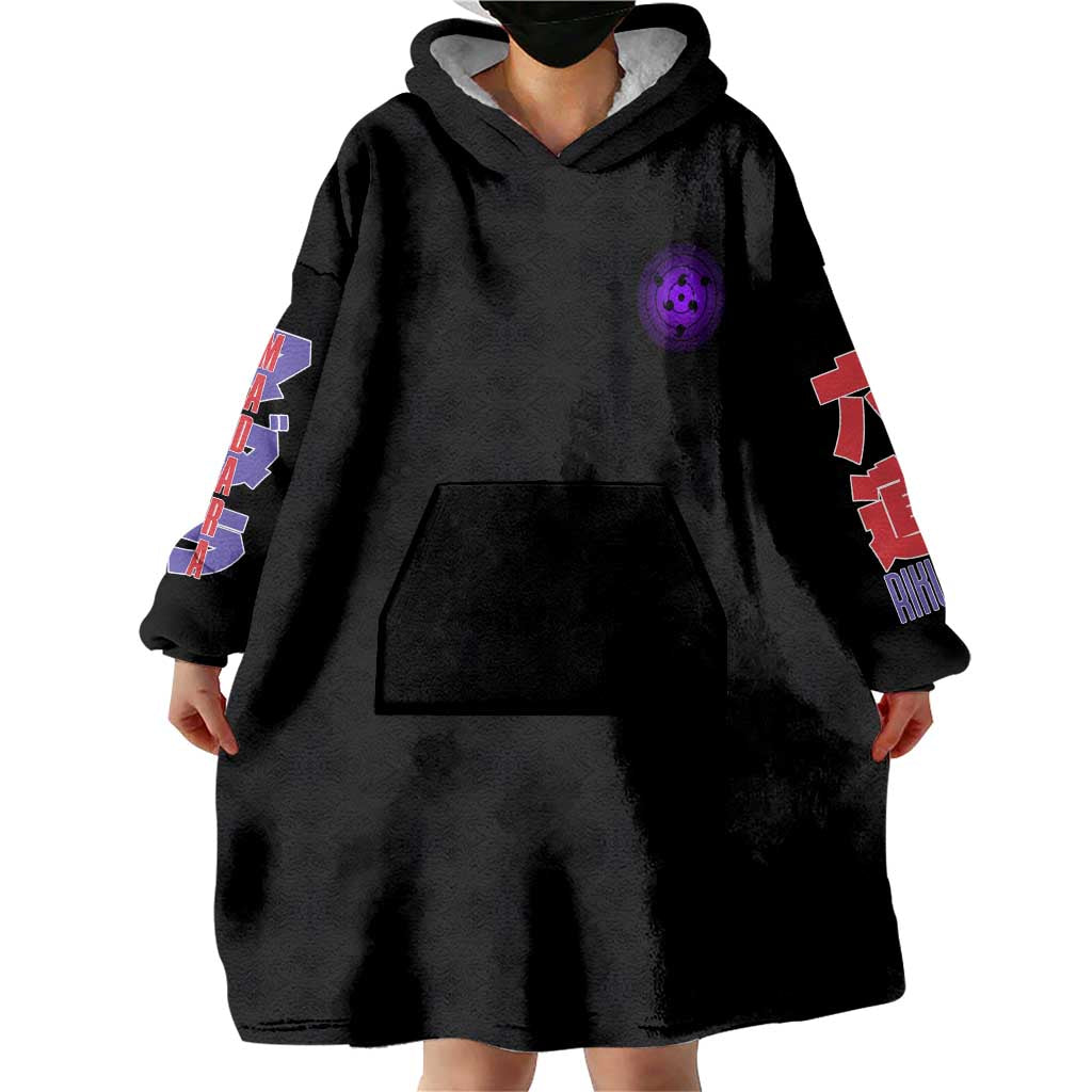 Uchiha Madara V2 Naruto Wearable Blanket Hoodie Anime Style