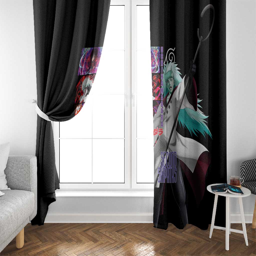 Uchiha Madara V2 Naruto Window Curtain Anime Style