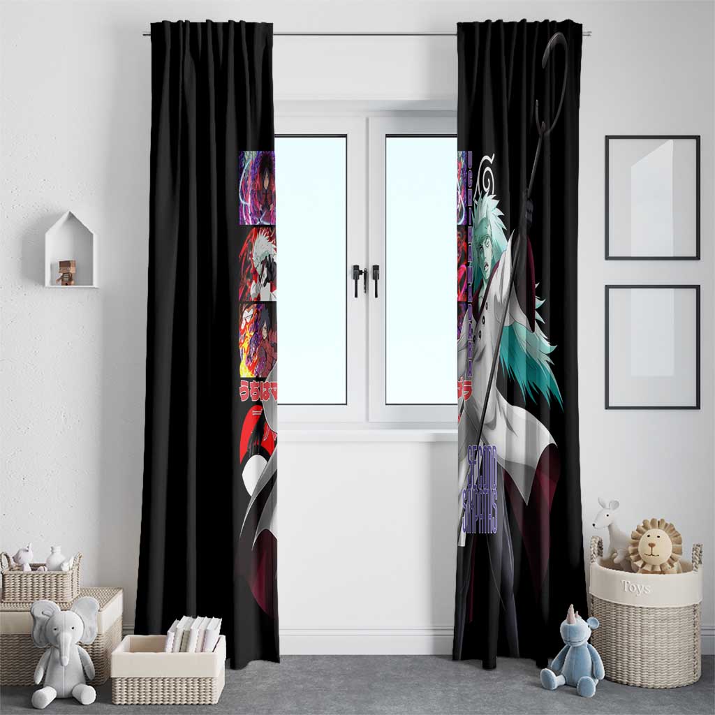 Uchiha Madara V2 Naruto Window Curtain Anime Style