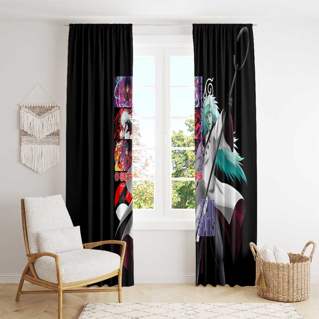 Uchiha Madara V2 Naruto Window Curtain Anime Style