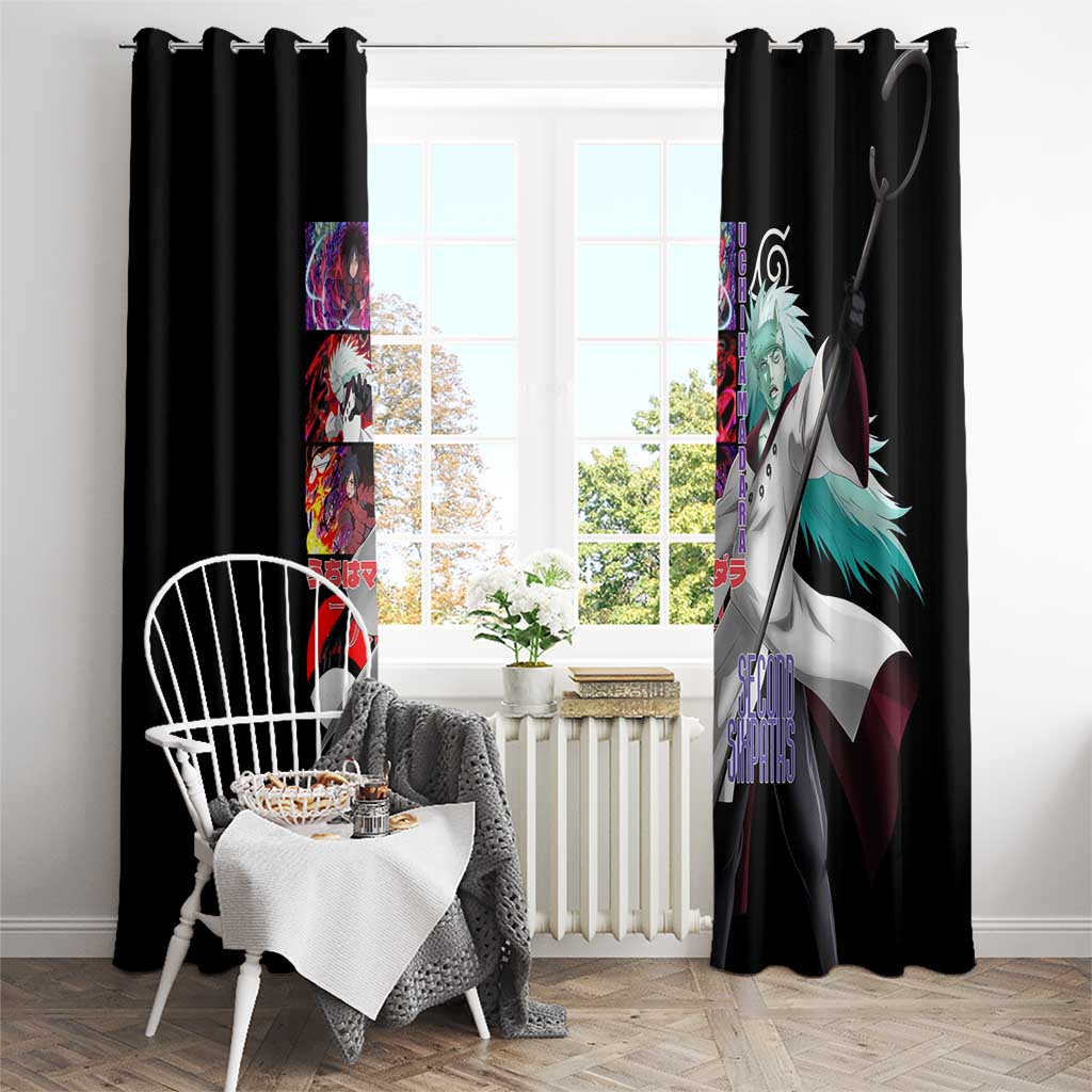 Uchiha Madara V2 Naruto Window Curtain Anime Style