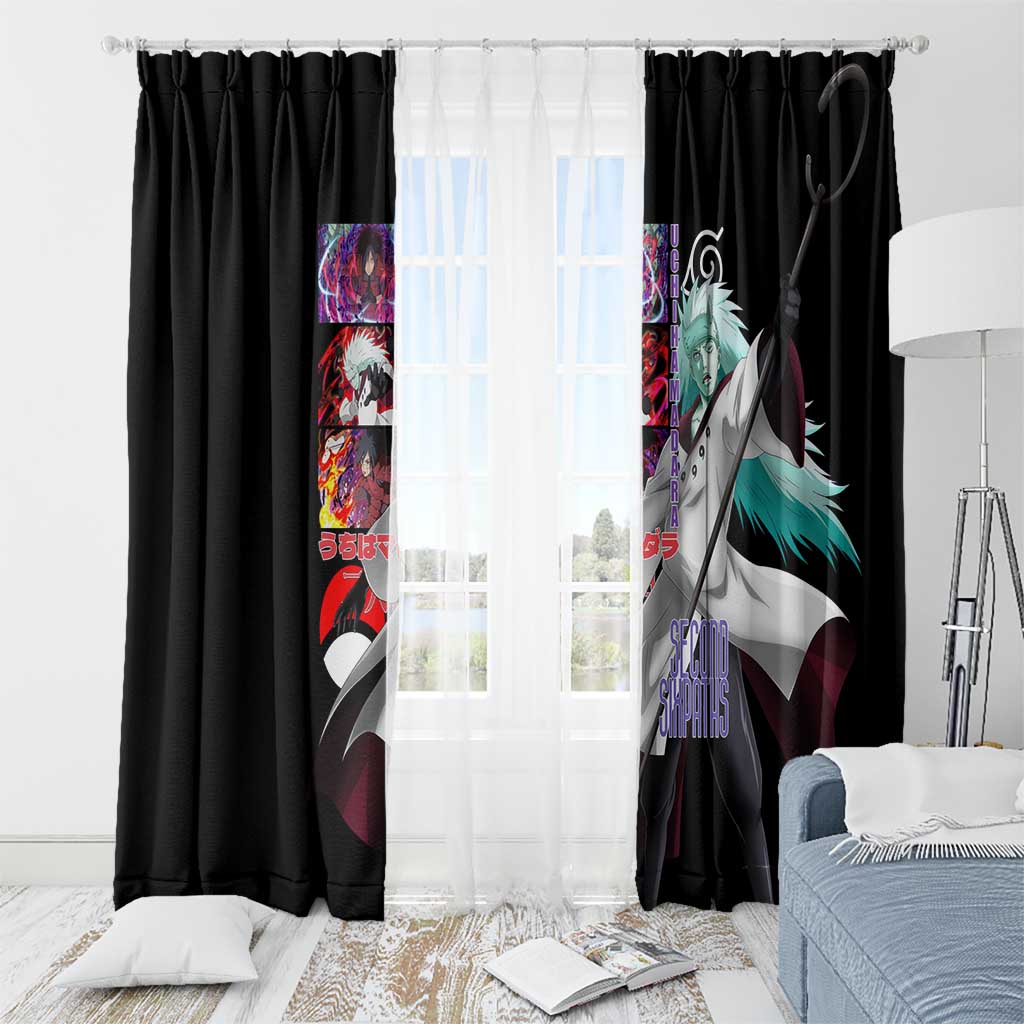 Uchiha Madara V2 Naruto Window Curtain Anime Style