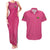 Peach Mario Bros Couples Matching Tank Maxi Dress and Hawaiian Shirt Anime Style